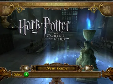 Harry Potter and the Goblet of Fire screen shot title